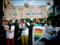 Белорусские геи провели парад равенства в Варшаве